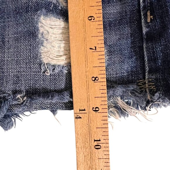 Abercrombie & Fitch ASO Vampire Diaries Denim Micro Mini Skirt‎ Size 00 - Picture 6 of 7